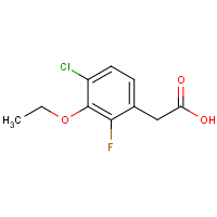 CAS: 1323955-63-0 | PC302986 | 4-Chloro-3-ethoxy-2-fluorophenylacetic acid