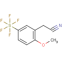 CAS:1240257-27-5 | PC303040 | 2-Methoxy-5-(pentafluorosulfur)phenylacetonitrile