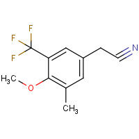 CAS: 1706430-20-7 | PC303094 | 4-Methoxy-3-methyl-5-(trifluoromethyl)phenylacetonitrile
