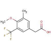 CAS:1706446-17-4 | PC303138 | 4-Methoxy-3-methyl-5-(trifluoromethyl)phenylacetic acid