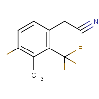 CAS: 1706446-60-7 | PC303209 | 4-Fluoro-3-methyl-2-(trifluoromethyl)phenylacetonitrile