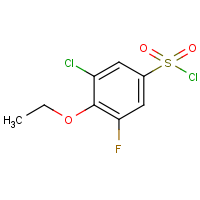 CAS: 1706430-92-3 | PC303233 | 3-Chloro-4-ethoxy-5-fluorobenzenesulfonyl chloride