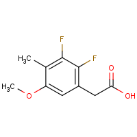 CAS: 1706430-83-2 | PC303256 | 2,3-Difluoro-5-methoxy-4-methylphenylacetic acid