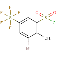 CAS:1706431-07-3 | PC303265 | 3-Bromo-2-methyl-5-(pentafluorosulfur)benzenesulfonyl chloride