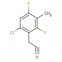 CAS: 1858250-05-1 | PC303282 | 6-Chloro-2,4-difluoro-3-methylphenylacetonitrile