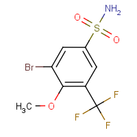 CAS: 1980053-36-8 | PC303293 | 3-Bromo-4-methoxy-5-(trifluoromethyl)benzenesulfonamide