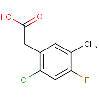 CAS: 1000522-29-1 | PC303341 | 2-Chloro-4-fluoro-5-methylphenylacetic acid