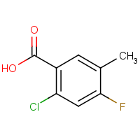 CAS:208165-96-2 | PC303342 | 2-Chloro-4-fluoro-5-methylbenzoic acid