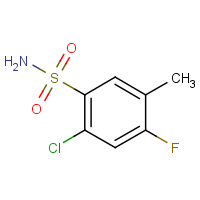 CAS: 1208077-19-3 | PC303347 | 2-Chloro-4-fluoro-5-methylbenzenesulfonamide