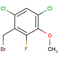 CAS: 2149602-14-0 | PC303369 | 4,6-Dichloro-2-fluoro-3-methoxybenzyl bromide
