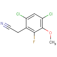 CAS: 2149598-64-9 | PC303370 | 4,6-Dichloro-2-fluoro-3-methoxyphenylacetonitrile