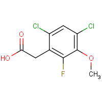 CAS: 2149589-78-4 | PC303371 | 4,6-Dichloro-2-fluoro-3-methoxyphenylacetic acid