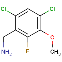 CAS: 2149590-99-6 | PC303372 | 4,6-Dichloro-2-fluoro-3-methoxybenzylamine