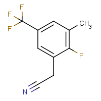CAS: 2386895-35-6 | PC303378 | 2-Fluoro-3-methyl-5-(trifluoromethyl)phenylacetonitrile