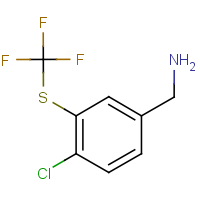 CAS:2415751-71-0 | PC303394 | 4-Chloro-3-(trifluoromethylthio)benzylamine