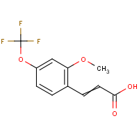 CAS: 1262019-21-5 | PC303402 | 2-Methoxy-4-(trifluoromethoxy)cinnamic acid