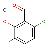 CAS: 1350325-23-3 | PC303409 | 6-Chloro-3-fluoro-2-methoxybenzaldehyde