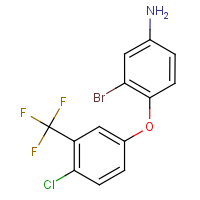 CAS:2514625-32-0 | PC303422 | 4-(4-Chloro-3-(trifluoromethyl)phenoxy)-3-bromoaniline