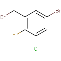 CAS: 2092617-82-6 | PC303454 | 5-Bromo-3-chloro-2-fluorobenzyl bromide
