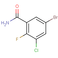 CAS: 1521360-71-3 | PC303459 | 5-Bromo-3-chloro-2-fluorobenzamide
