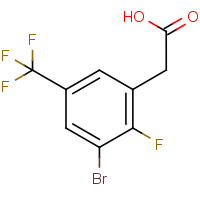 CAS: 2385623-99-2 | PC303468 | 3-Bromo-2-fluoro-5-(trifluoromethyl)phenylacetic acid