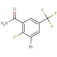 CAS: 2092800-03-6 | PC303472 | 3-Bromo-2-fluoro-5-(trifluoromethyl)benzamide