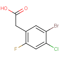 CAS: 1780668-50-9 | PC303480 | 5-Bromo-4-chloro-2-fluorophenylacetic acid