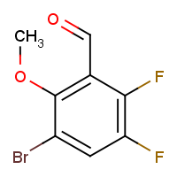 CAS: 1782614-60-1 | PC303487 | 3-Bromo-5,6-difluoro-2-methoxybenzaldehyde