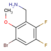 CAS: 1891768-27-6 | PC303492 | 3-Bromo-5,6-difluoro-2-methoxybenzylamine