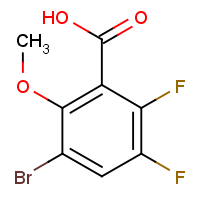 CAS: 1784368-01-9 | PC303493 | 3-Bromo-5,6-difluoro-2-methoxybenzoic acid