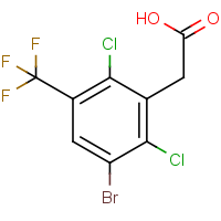 CAS: | PC303502 | 3-Bromo-2,6-dichloro-5-(trifluoromethyl)phenylacetic acid