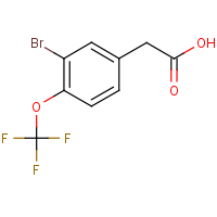 CAS: 2169367-08-0 | PC303526 | 3-Bromo-4-(trifluoromethoxy)phenylacetic acid