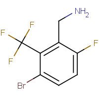 CAS:2385185-07-7 | PC303539 | 3-Bromo-6-fluoro-2-(trifluoromethyl)benzylamine