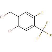 CAS:2090690-67-6 | PC303554 | 2-Bromo-5-fluoro-4-(trifluoromethyl)benzyl bromide
