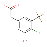 CAS:2386381-95-7 | PC303567 | 3-Bromo-4-chloro-5-(trifluoromethyl)phenylacetic acid