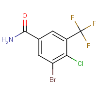 CAS:2383776-77-8 | PC303571 | 3-Bromo-4-chloro-5-(trifluoromethyl)benzamide