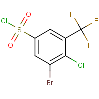 CAS:2386905-65-1 | PC303574 | 3-Bromo-4-chloro-5-(trifluoromethyl)benzenesulfonyl chloride