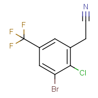 CAS: 2090294-87-2 | PC303578 | 3-Bromo-2-chloro-5-(trifluoromethyl)phenylacetonitrile