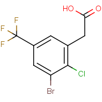 CAS: 2090523-96-7 | PC303579 | 3-Bromo-2-chloro-5-(trifluoromethyl)phenylacetic acid