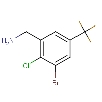 CAS: 2384850-52-4 | PC303580 | 3-Bromo-2-chloro-5-(trifluoromethyl)benzylamine