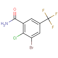 CAS: 1344087-79-1 | PC303583 | 3-Bromo-2-chloro-5-(trifluoromethyl)benzamide