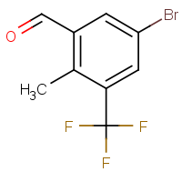 CAS:2384835-08-7 | PC303586 | 5-Bromo-2-methyl-3-(trifluoromethyl)benzaldehyde