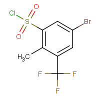 CAS:2385598-01-4 | PC303597 | 5-Bromo-2-methyl-3-(trifluoromethyl)benzenesulfonyl chloride
