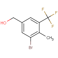 CAS:2385206-02-8 | PC303600 | 3-Bromo-4-methyl-5-(trifluoromethyl)benzyl alcohol