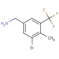 CAS: 2383901-89-9 | PC303604 | 3-Bromo-4-methyl-5-(trifluoromethyl)benzylamine