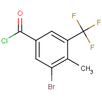 CAS:2383663-22-5 | PC303606 | 3-Bromo-4-methyl-5-(trifluoromethyl)benzoyl chloride
