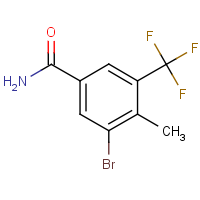 CAS: 2386432-21-7 | PC303607 | 3-Bromo-4-methyl-5-(trifluoromethyl)benzamide