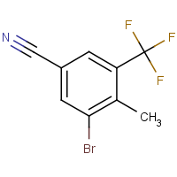 CAS:2383004-77-9 | PC303608 | 3-Bromo-4-methyl-5-(trifluoromethyl)benzonitrile