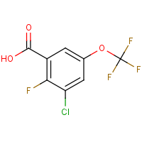 CAS: 2385608-20-6 | PC303613 | 3-Chloro-2-fluoro-5-(trifluoromethoxy)benzoic acid