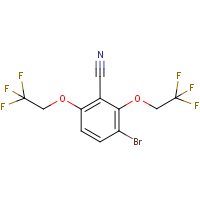 CAS: 175204-13-4 | PC3053P | 2,6-Bis(2,2,2-trifluoroethoxy)-3-bromobenzonitrile